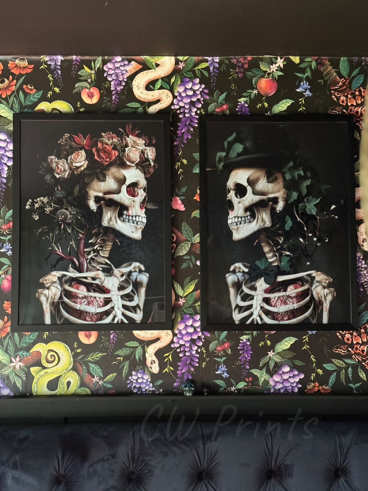 Romantic Couple Skeletons set