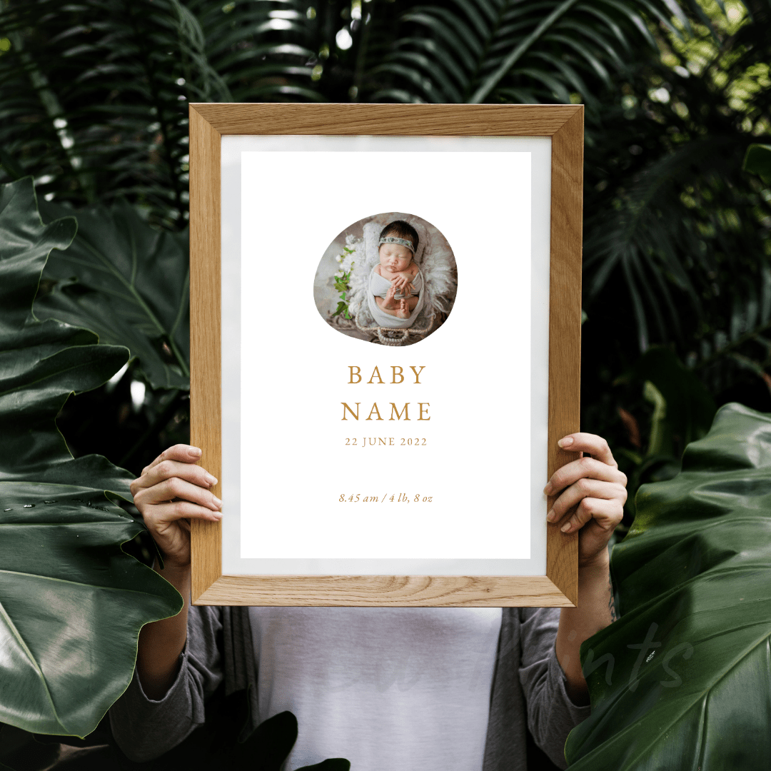 Personalised New Born Print