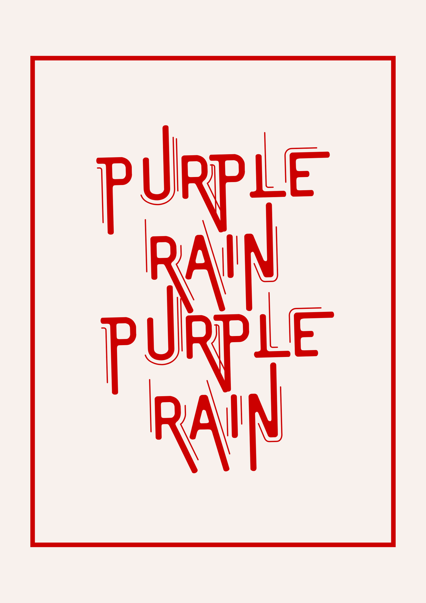 Purple Rain & I wave goodbye - 2 print set