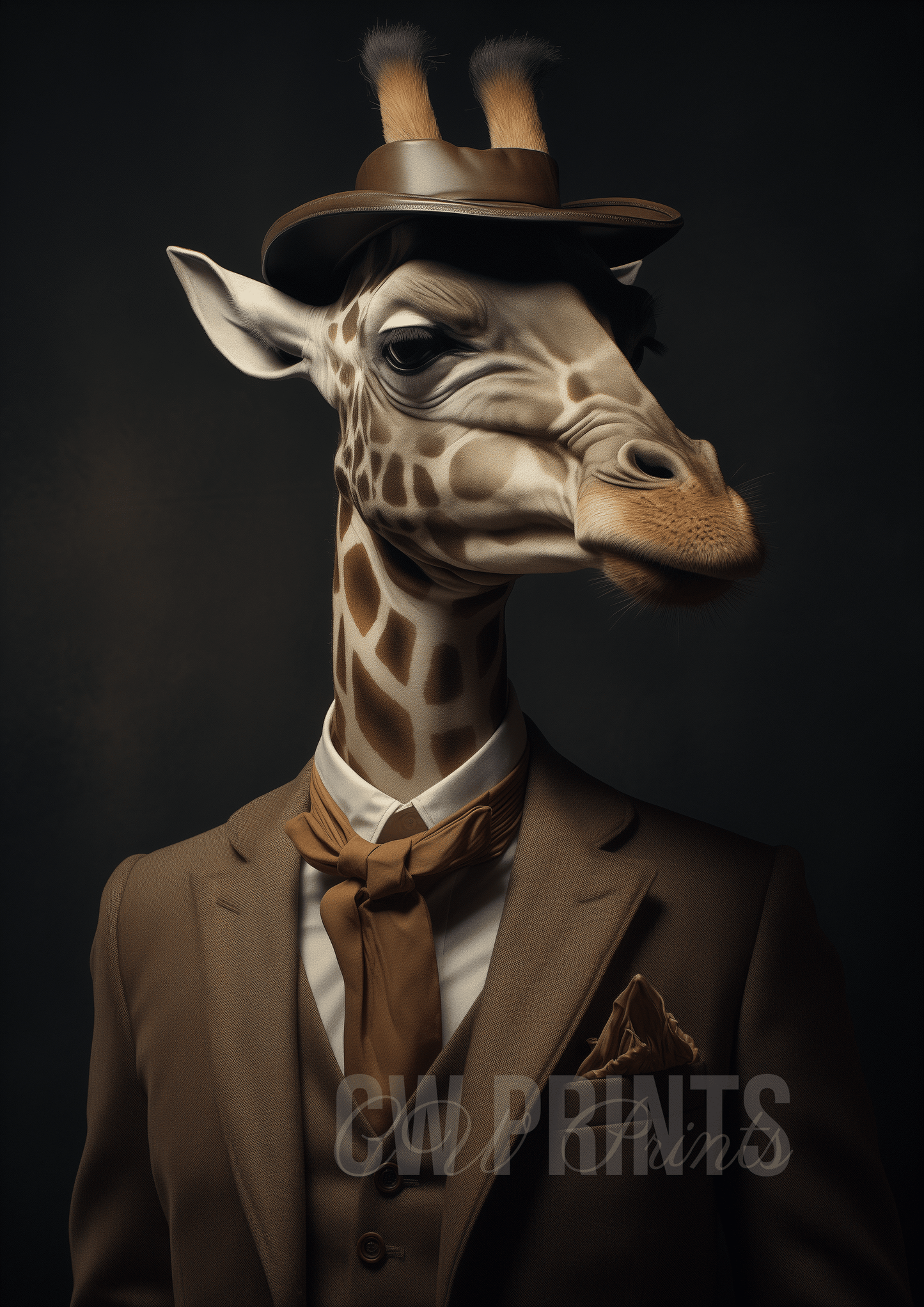 Suited Giraffe