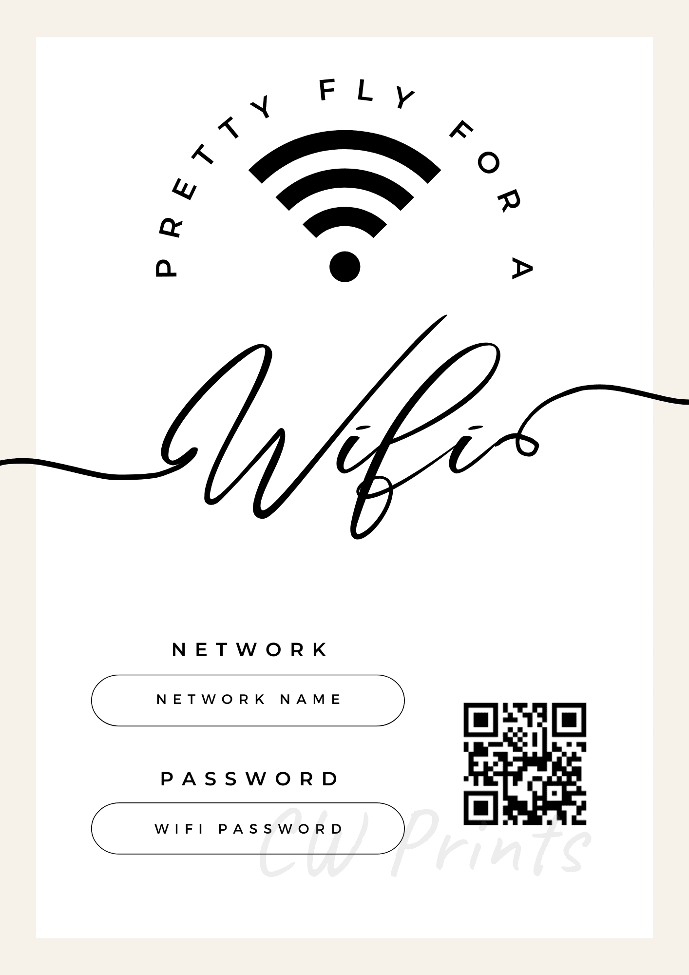 Personalised Wifi Print
