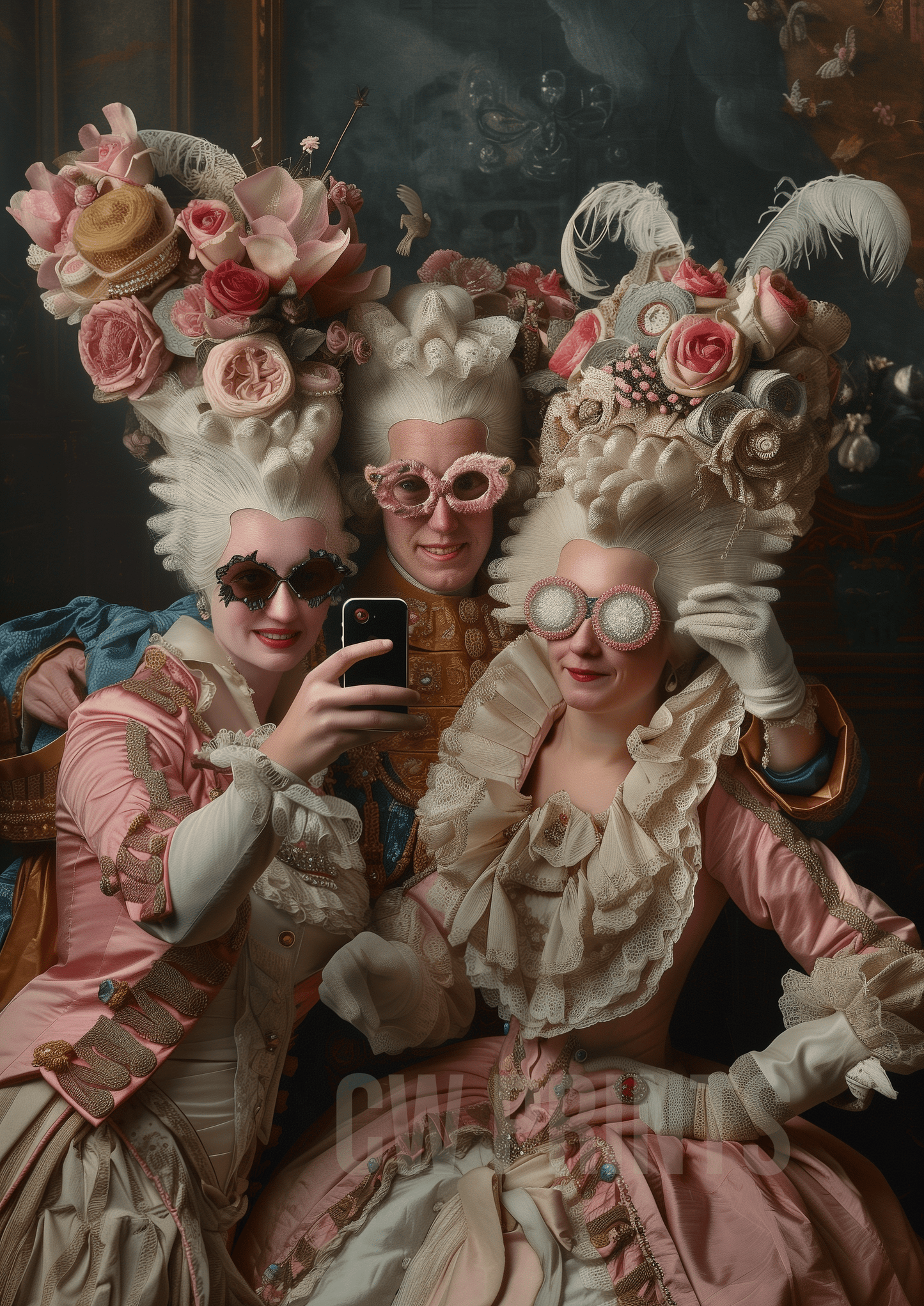 Group Selfie - 18th century