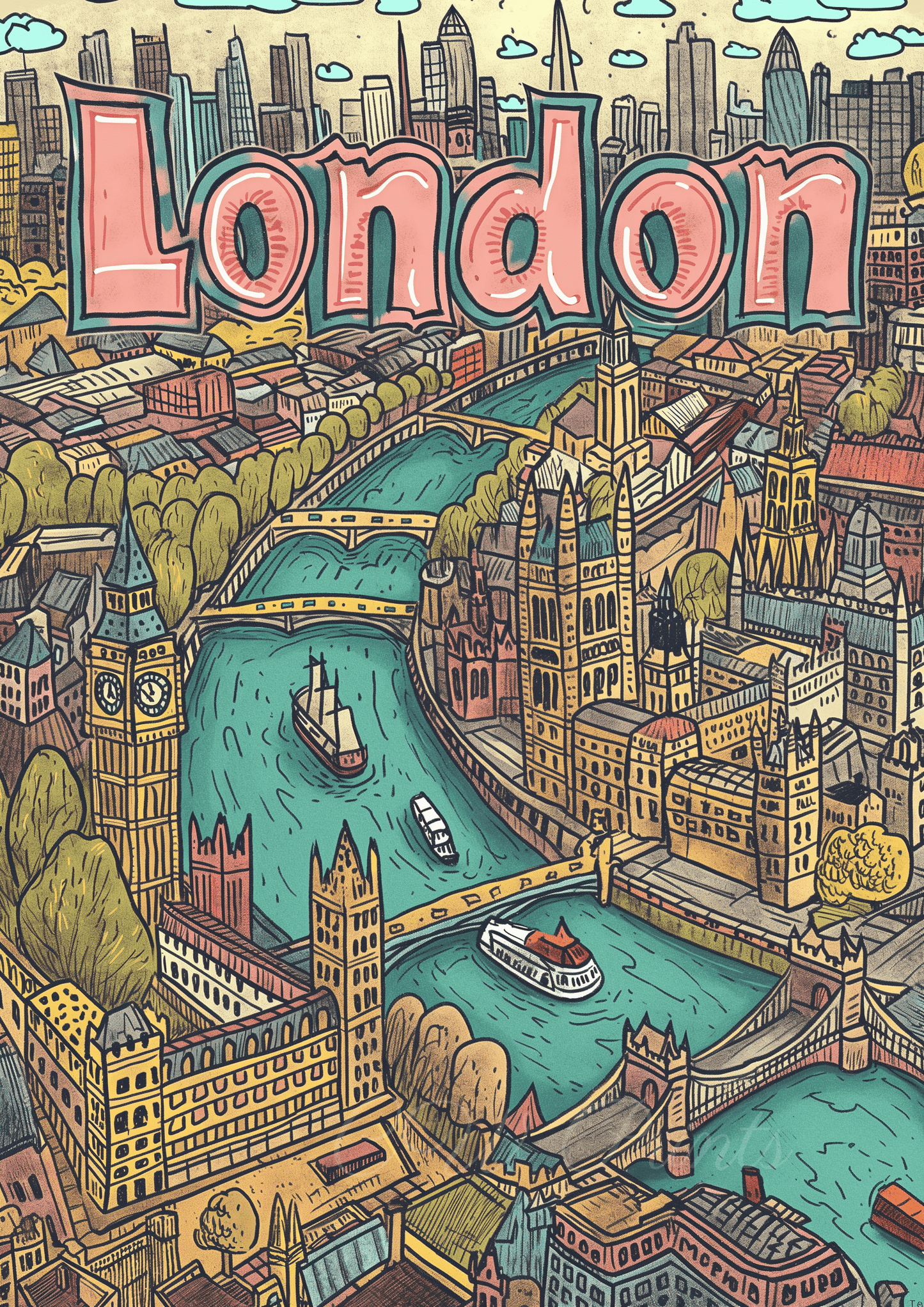 Fun map of London