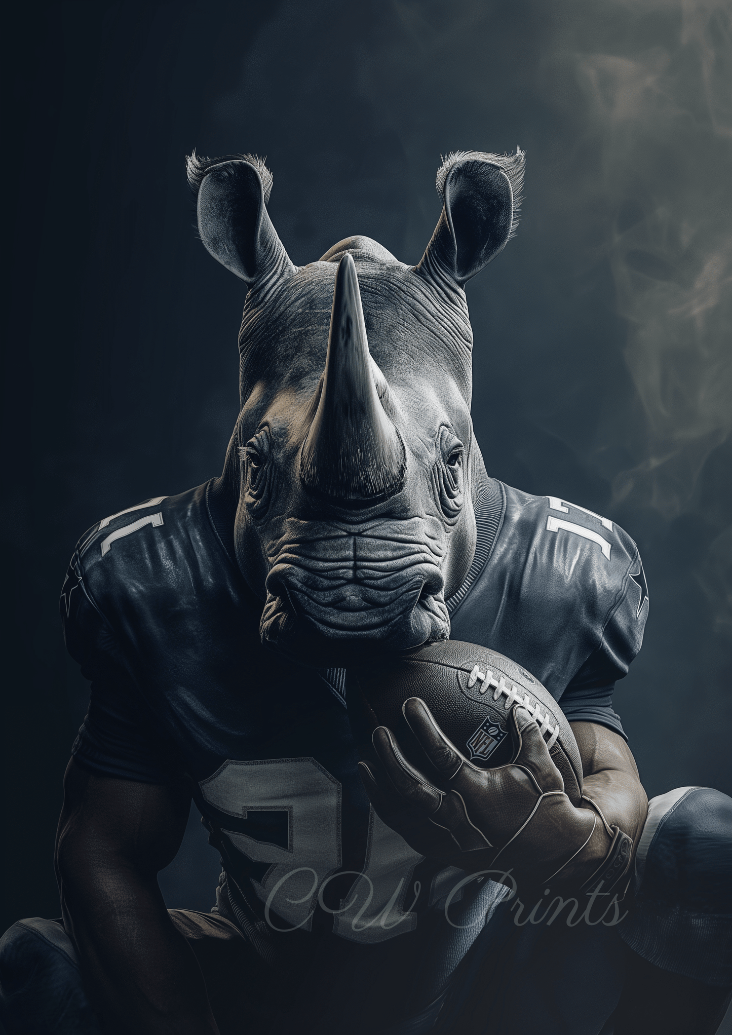 Rhino American Footballer