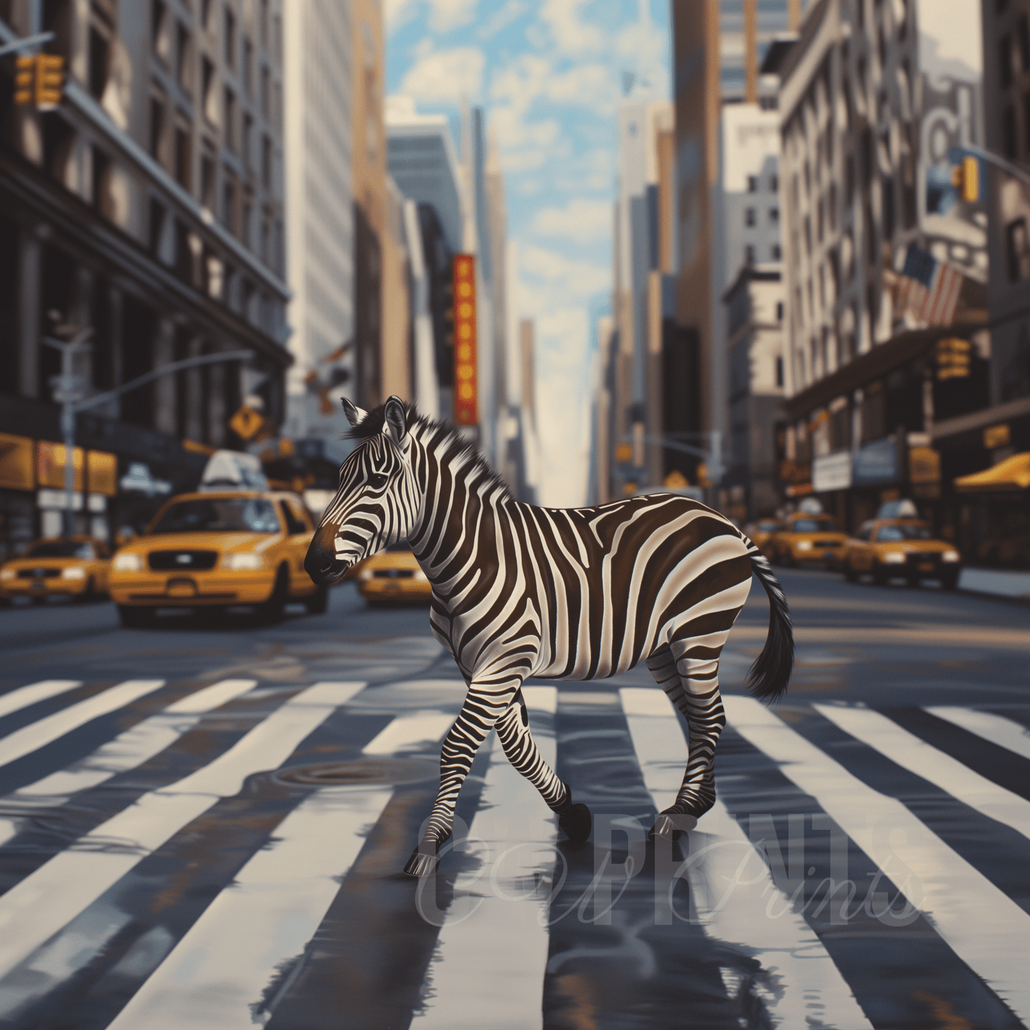 Zebra crossing a zebra crossing in NY