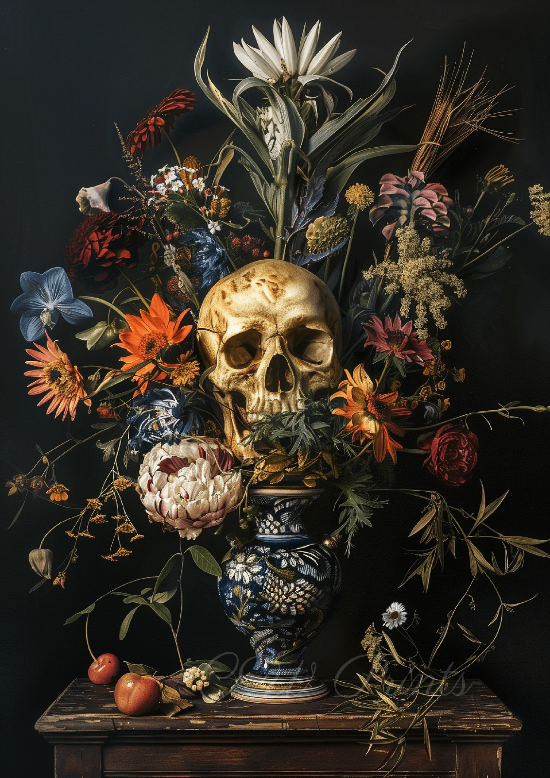 The Floral Skull
