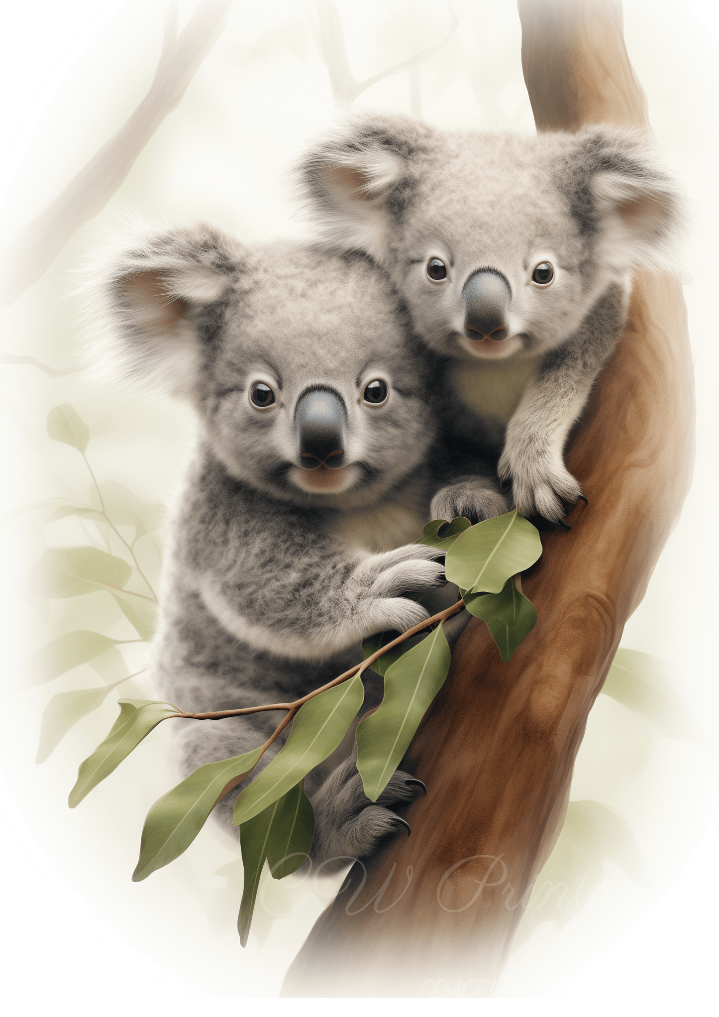 Koalas - Nursery print