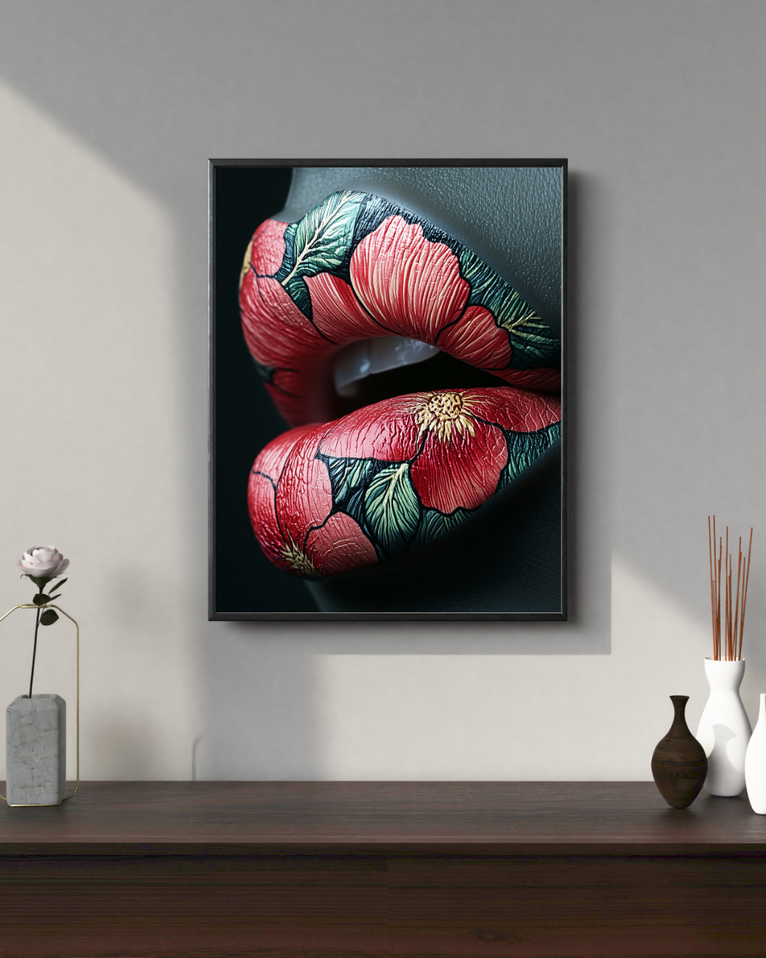 Floral Lips