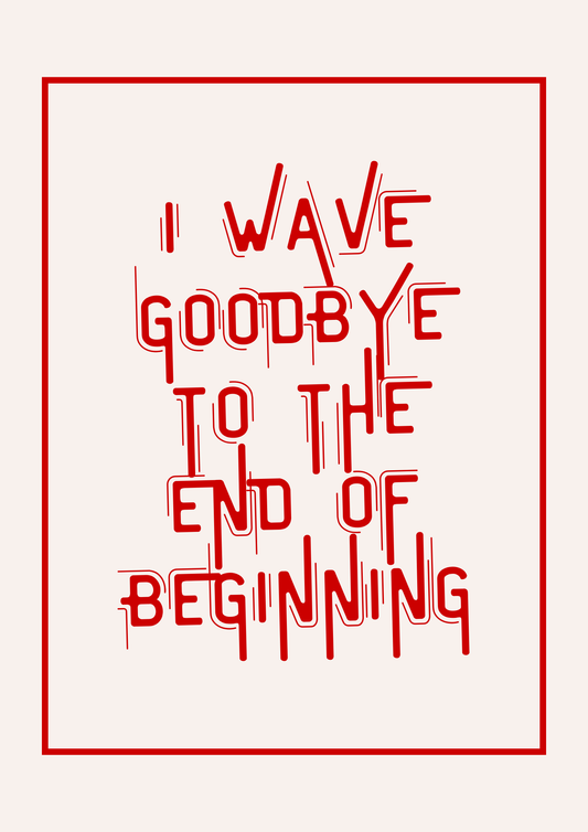 Purple Rain & I wave goodbye - 2 print set