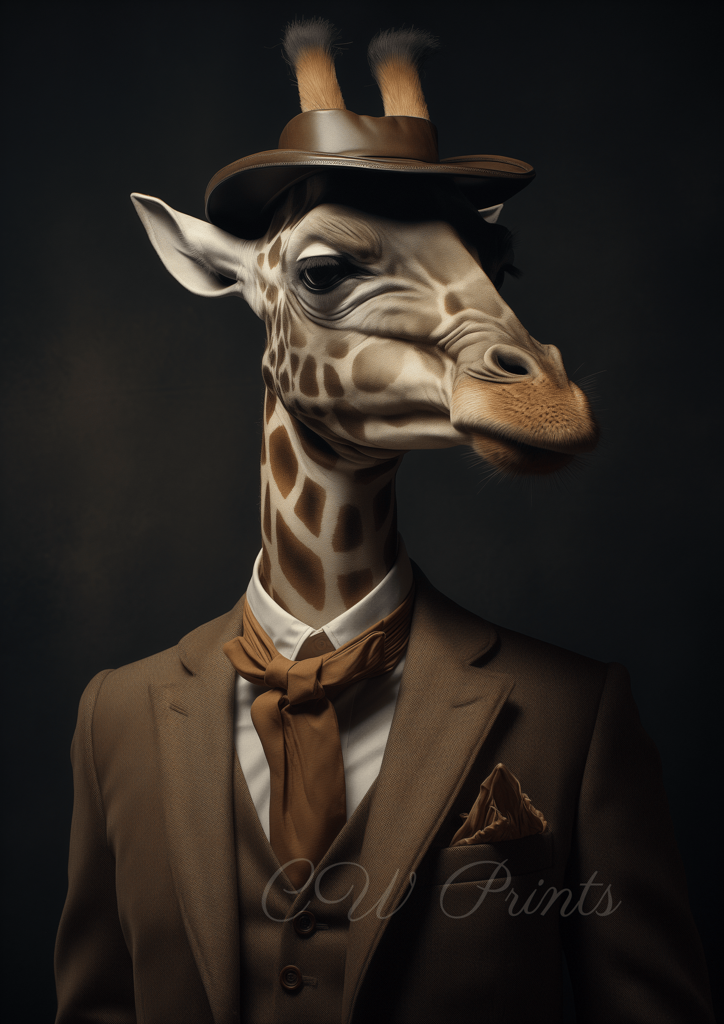 Suited Giraffe