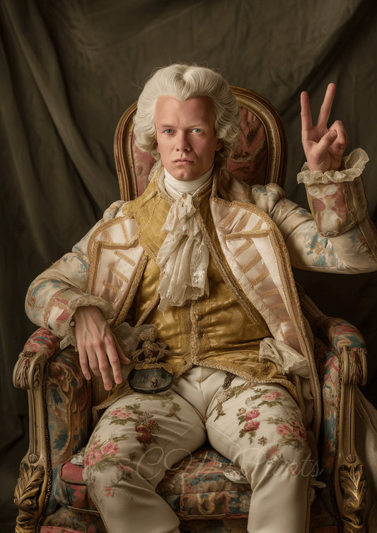Baron Peace sign