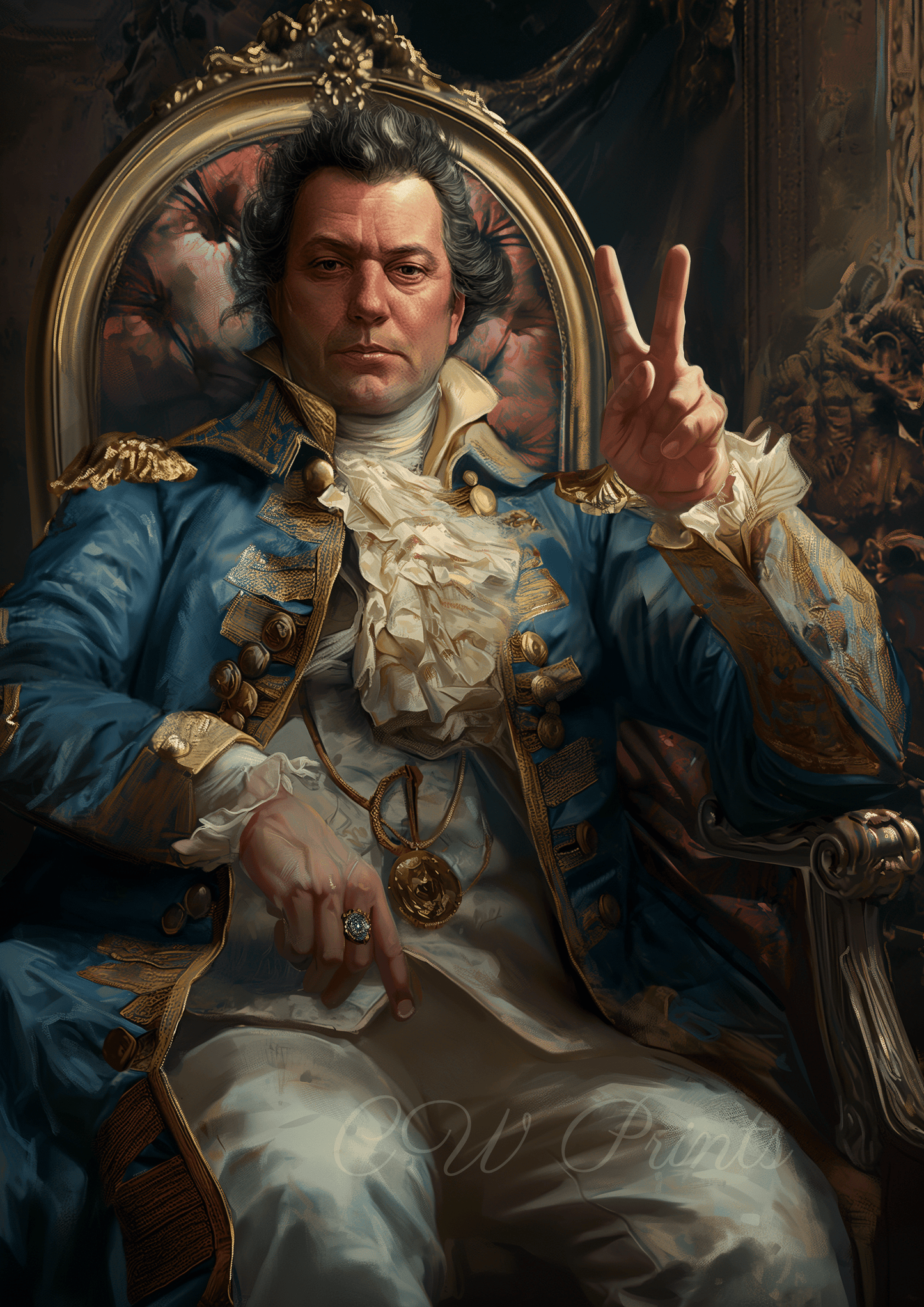 Baron Peace sign 2