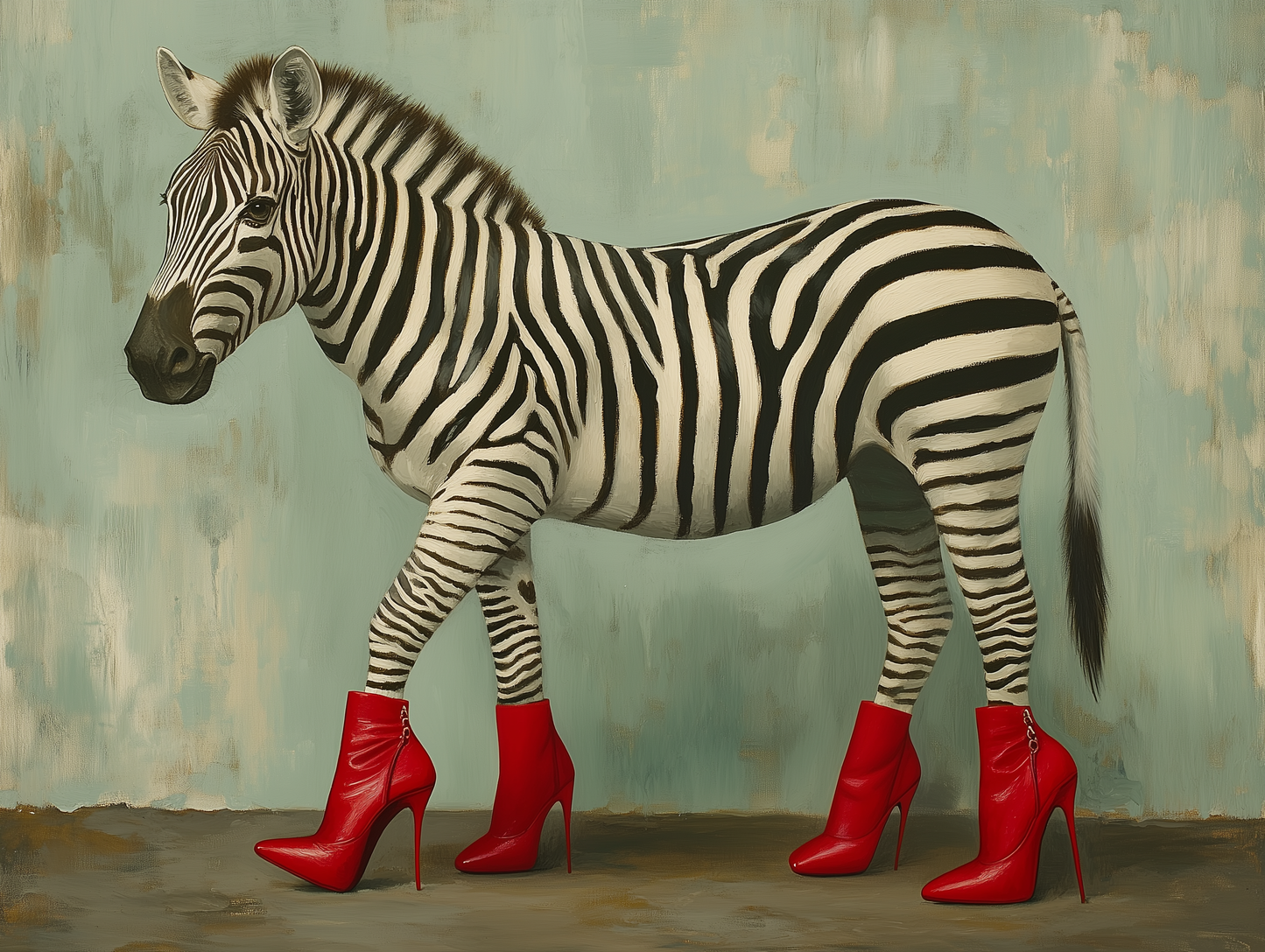 Zebra Stilettos