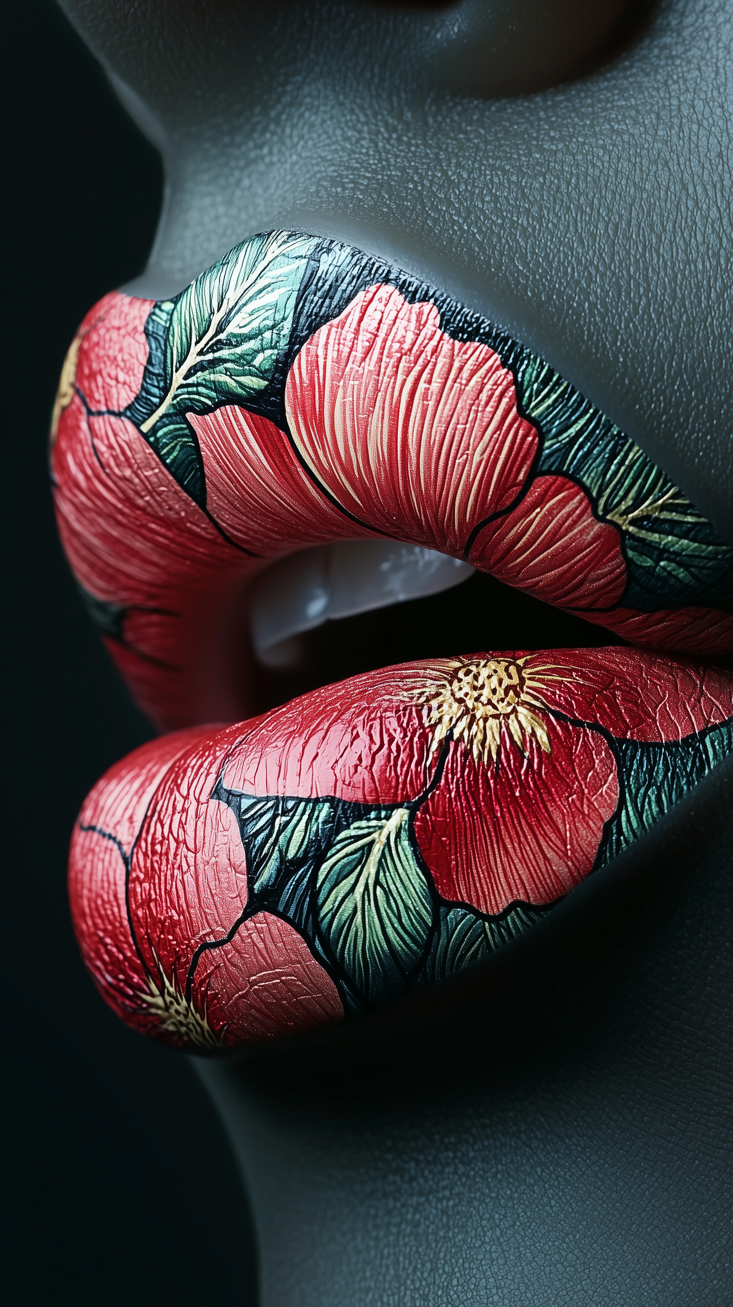 Floral Lips