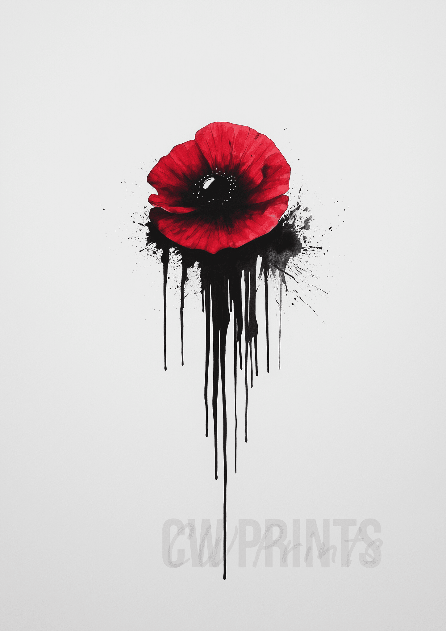 Remembrance Day Poppy & Soldier Art Print Set – Honouring the Brave